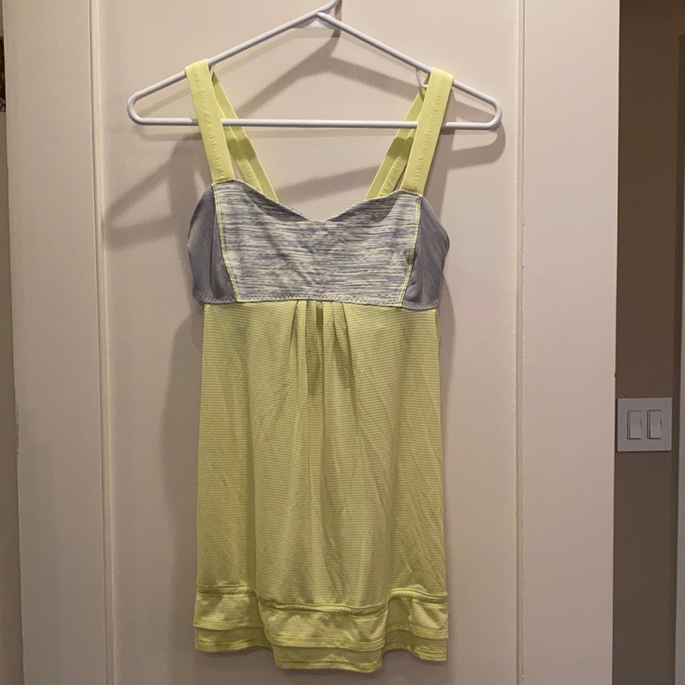 Lululemon No limit tank lime green 6